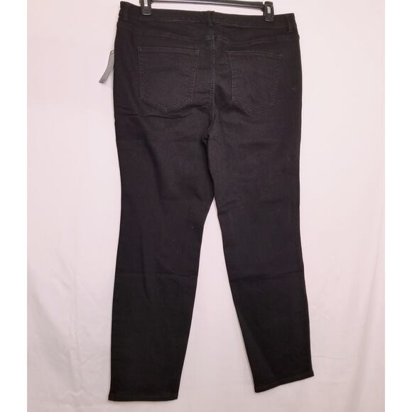 NWOT's-Motto Womens Black High Rise Skinny Stretch Jeans 5 Pockets Size 16W (36) - Picture 3 of 9